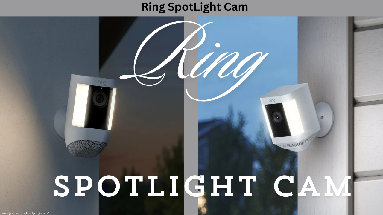 Smart Security Cameras Ring spotlight cam