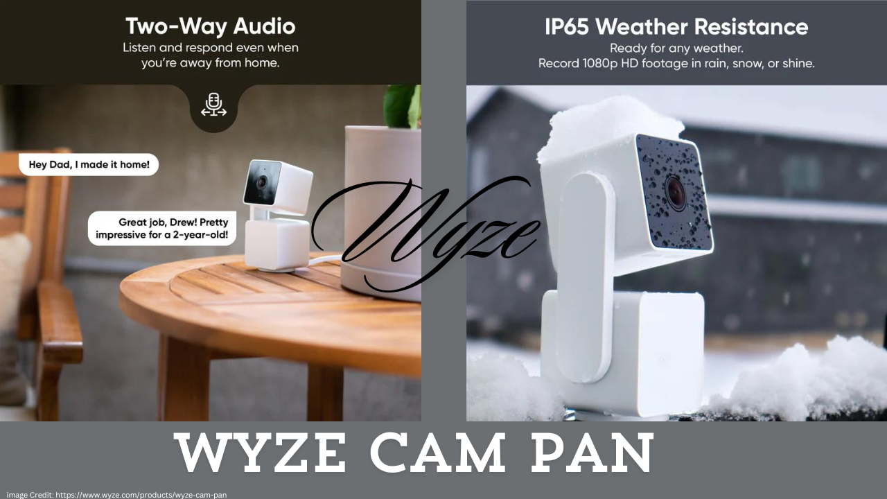 Smart Security Cameras Wyze Cam Pan